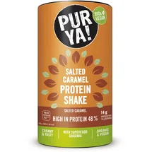 PurYa! Protein Shake, 480 g Dose, Salted Caramel, Guarana,