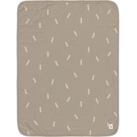 Lässig Babydecke Krabbeldecke Kuscheldecke GOTS zertifiziert/Muslin Blanket 75 x 100 cm Speckles olive
