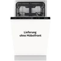 Gorenje GV561C10 Einbau-Geschirrspüler (vollintegrierbar, 450 mm breit, Schwarz)