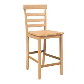 vidaXL Barhocker 2 Stk. Natur Massivholz Gummibaum