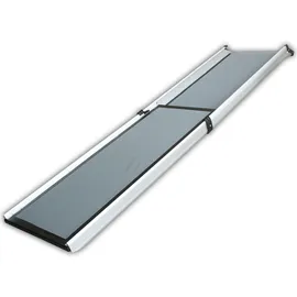 JWS-Solar Alu Rampe Tierrampe Hunderampe Auffahrrampe Aluminium 1,8m Klappbar CAR GANGWAY