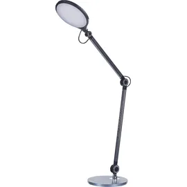 Beliani Beliani, Tischlampe, Schreibtischlampe LED Metall schwarz 34 cm verstellbar ERIDANUS (450 lm)