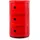 Kartell Componibili Standcontainer 32 x 32 x 58 cm rot