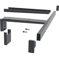 Peka Kleiderstange Pecasa Stahlblech mit Feinstruktur schwarz