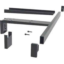 Peka Kleiderstange Pecasa Stahlblech mit Feinstruktur schwarz