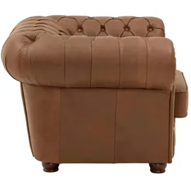Max Winzer Sessel Norwin Leder 110 x 74 x 0 cm Braun