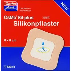 Osmo Sil-Plus Silikonpflaster 8x8cm 1 ST