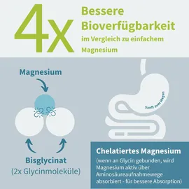 Igennus Healthcare Nutrition Hochdosiertes Magnesium Bisglycinat Kapseln 180 St.