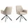 Actona 2er-Set Actona Stuhl Glenda Stoff Beige
