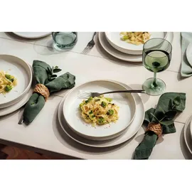 Villeroy & Boch like. by Villeroy & Boch Suppenteller Beige, Keramik, Essen ø 21,9 cm 6er Set