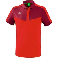 Erima Squad Funktions-Poloshirt bordeaux/red S
