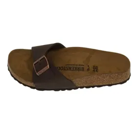 Birkenstock Madrid Birko-Flor schmal dunkelbraun 38