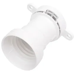 ILLU Montage Fassung E-27 Schraubgewinde - weiß - max 40W für H05RNH2-F1,5 und 2...