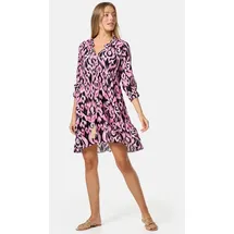 pm selected Tunikakleid Strandkleid Rosa/Schwarz Einheitsgröße