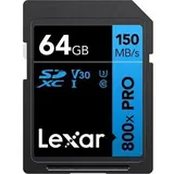 Lexar High-Performance 800Xpro 64 Gb SDXC Uhs-I Class 10, LSD0800P064G-BNNNG
