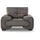 beautysofa RELAXSESSEL Omega aus Kunstleder, Hellbraun