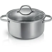 Tescoma Kasserolle SteelCRAFT mit Deckel ø 24 cm, 5,0