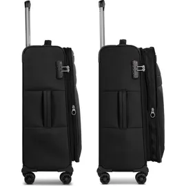 Worldpack Chicago Koffer-Set 3-tlg. schwarz