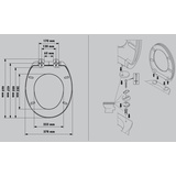 Primaster WC-Sitz mit Absenkautomatik Boot weiß