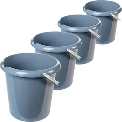 4er Set Putzeimer 5 Liter Wassereimer