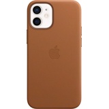 Apple iPhone 12 mini Leder Case mit MagSafe sattelbraun
