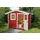 Weka Gartenhaus 123 2,41 x 2,35 m schwedenrot