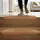Relaxdays Stufenmatten im 15er Set, abgerundete Treppenstufenmatten, BT: 65x24 cm, Selbstklebende Treppenteppiche, beige