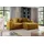 Fun Möbel Ecksofa Designersofa Sofa MEGAN XS in Stoff Salvador Honiggelb Ottomane Rechts - Gelb