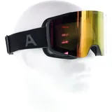 Alpina Taos Q-Lite black matt mirror red (34) one size