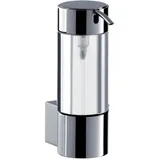 EMCO Flüssigseifenspender Wandmodell, Kristallglasbehälter, Metallpumpe