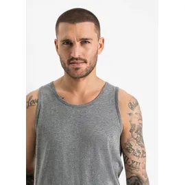 bonprix Tanktop Grau/Schwarz M