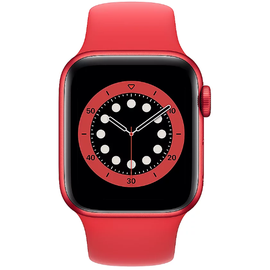 Apple Watch Series 6 GPS + Cellular 40 mm Aluminiumgehäuse (product)red, Sportarmband (product)red