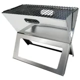 Camp 4 Camp4 Faltbarer Holzkohlegrill, 44x36x28cm, Stahl, schwarz