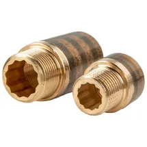Viega Verlängerung Hahnverlängerung 1 1/4' x Rp 1 1/4" x 25mm, Rotguss 440503