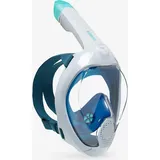 Schnorchelmaske Easybreath Damen/Herren mit Akustikventil 540 FT blau blau M/L