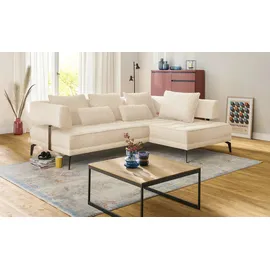 Switch Eckcouch Flachgewebe 2-Sitzer Creme