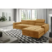 Fun Möbel Ecksofa Schlafsofa Sofa AGNESA XS Stoff Salvador