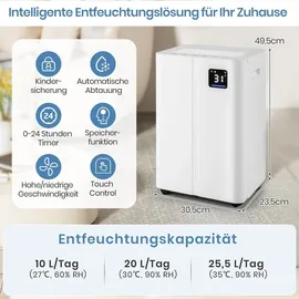 Goplus Luftentfeuchter 25,5L/Tag