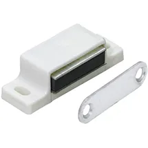 Hettich Magnetschnäpper Gegenplatte starr 4 kg - 5 kg Kunststoff weiß 10 Stück