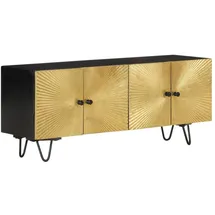 vidaXL TV-Schrank 110x30x45 cm Massivholz Mango