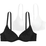 DORINA Push-up-BH SONIA (2-tlg) mit vorgeformten Cups schwarz 75