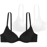 DORINA Push-up-BH SONIA (2-tlg) mit vorgeformten Cups schwarz 75