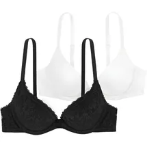 DORINA Push-up-BH SONIA (2-tlg) mit vorgeformten Cups schwarz 75
