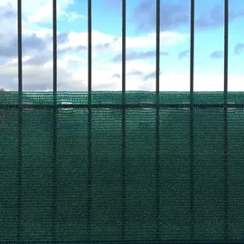 KLASEBO Zaunblende 1,5 m x 6 m Grün strapazierfähig