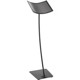 Sprintis update displays Infoständer Konkav schwarz DIN A4 29,5 x 29,5 x 109,0 cm, 1 St.