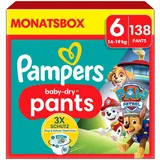 Pampers Baby-Dry Pants Paw Patrol Gr. 6 14-19kg, Monatsbox 138 Stück