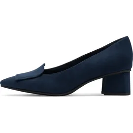 Marco Tozzi Hochfrontpumps für Damen, blau, Größe 37 EU
