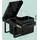 Relaxdays Einbaumülleimer 20 l Schwarz