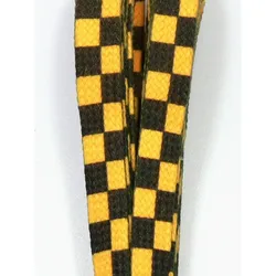 Schnürsenkel 120 checker orange blk