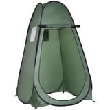 DREAMADE Pop-Up Umkleidezelt, Duschzelt Toilettenzelt Camping Faltzelt, Pop Up Zelt Lagerzelt Wurfzelt für Outdoor Strand Angel Camping Wandern, 190 x 120 x120 cm (Grün)